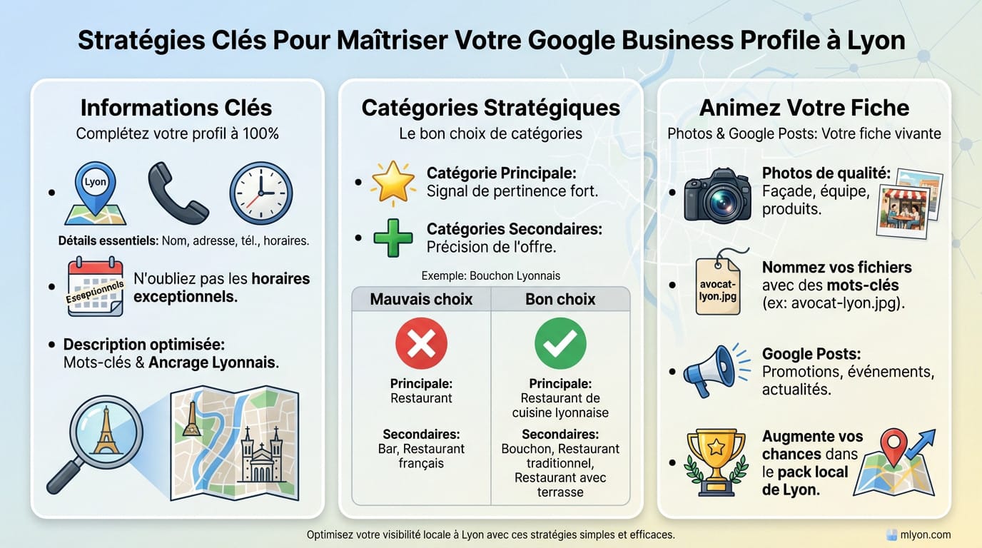 Stratégies clés pour maîtriser votre Google Business Profile à Lyon