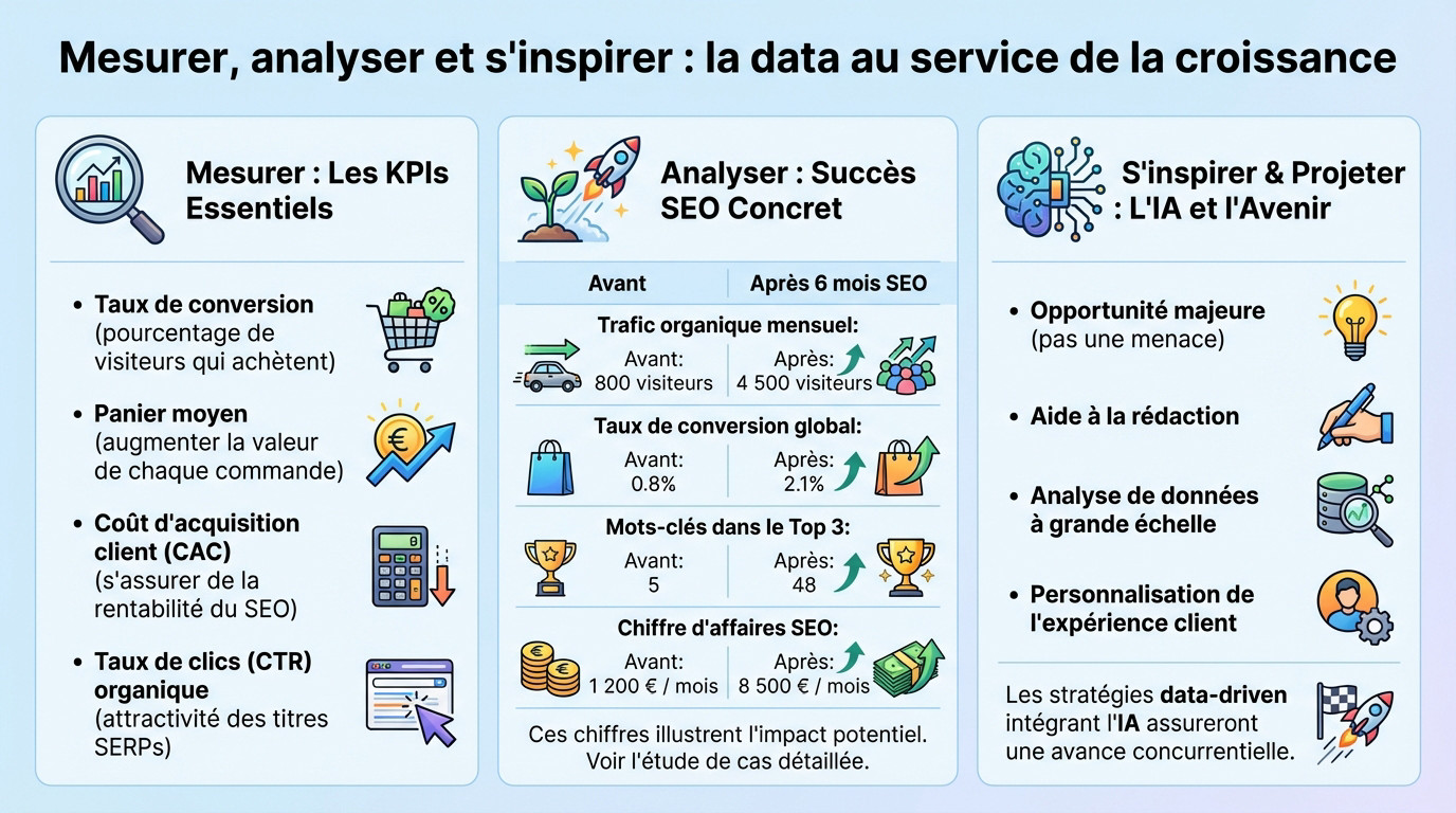 Analyse de données et leviers de croissance pour e-commerce