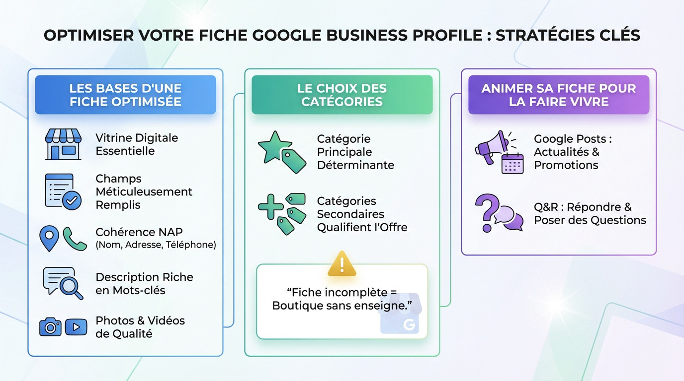 Optimisation fiche Google Business Profile pour le référencement local à Villeurbanne