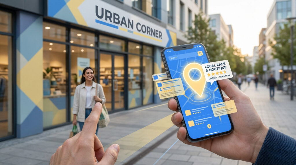 fiche Google Business Profile — local seo connecting digital search to real stores | optimisation site WordPress dans le R...
