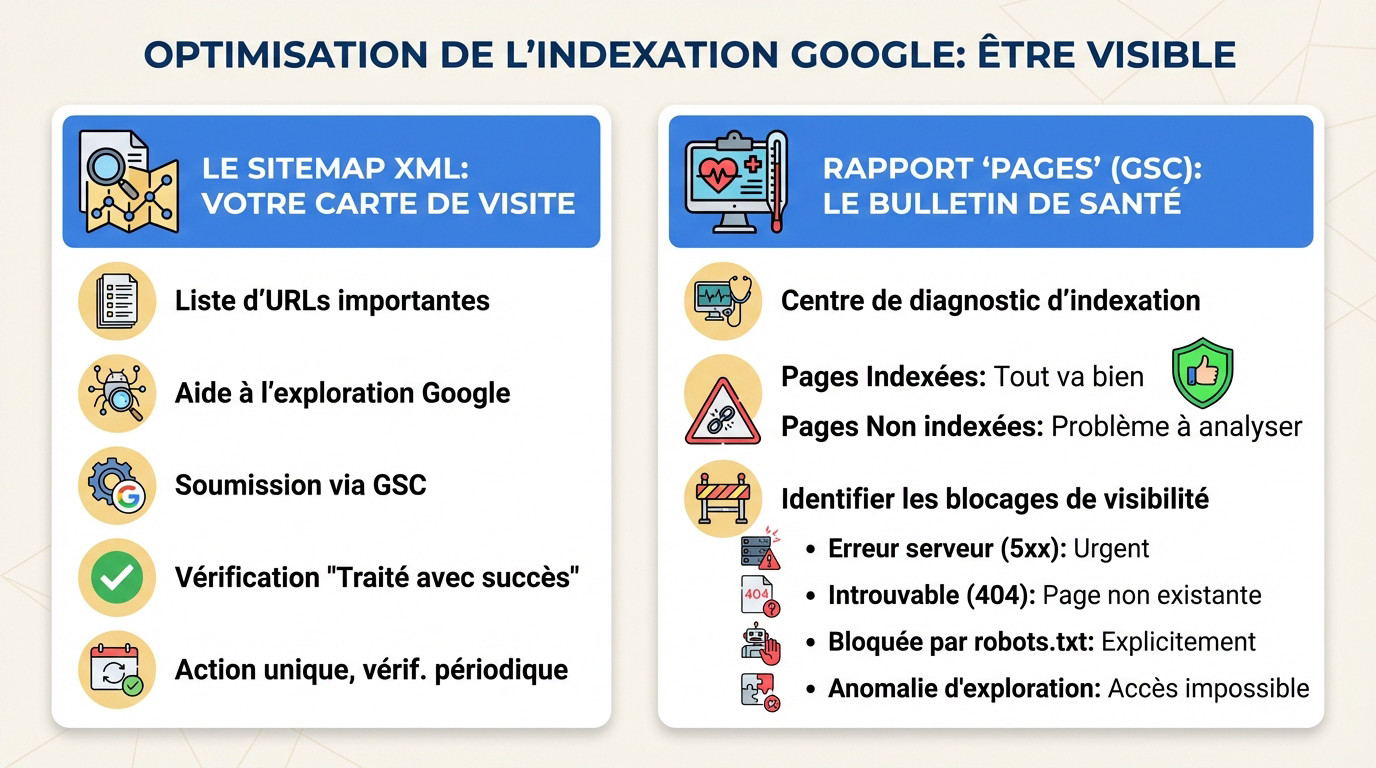 Optimisation de l'indexation dans Google Search Console pour garantir la visibilité