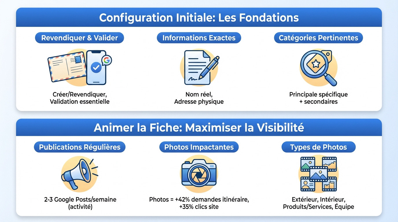 Optimisation de la fiche Google Business Profile pour le référencement local