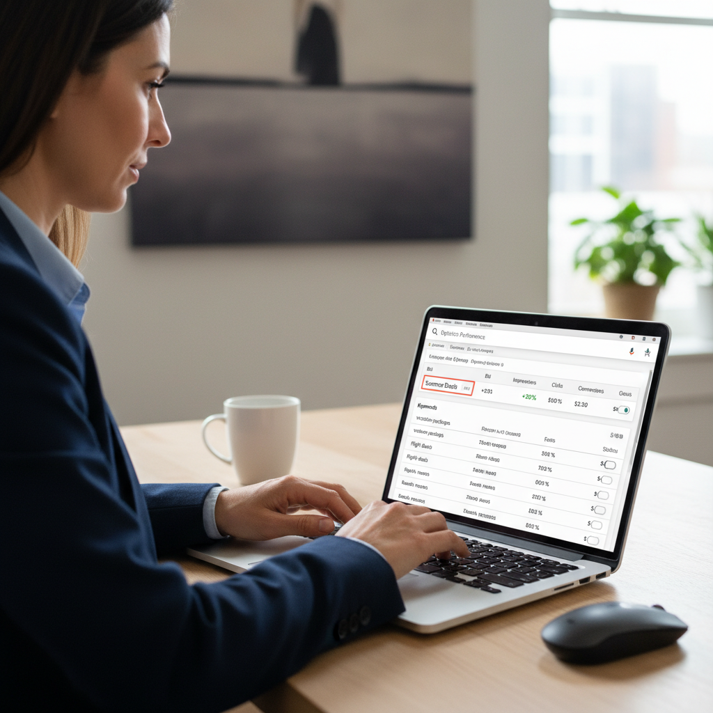 Dashboard optimisation Google Ads resultats clients