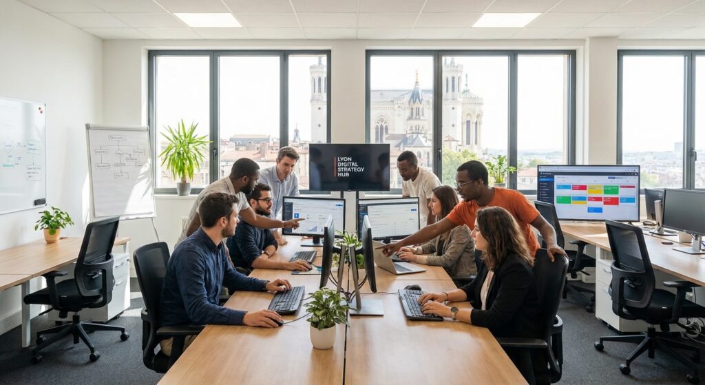 Agence communication digitale Lyon Rankit strategie multi-canal