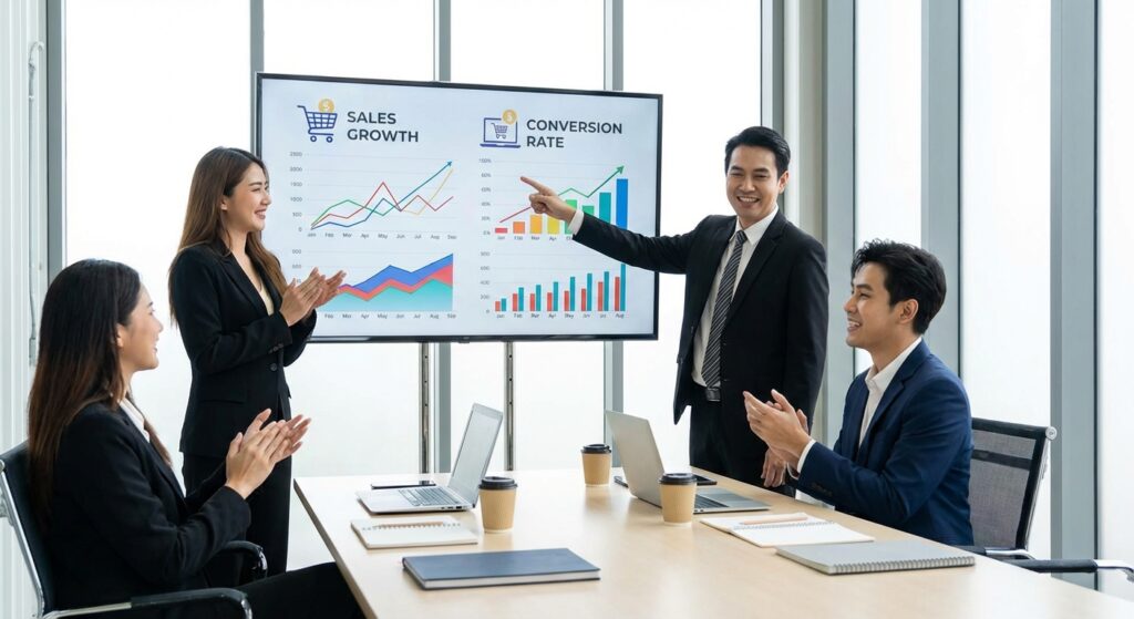 Résultats Shopify - analyse de la croissance des ventes et conversions