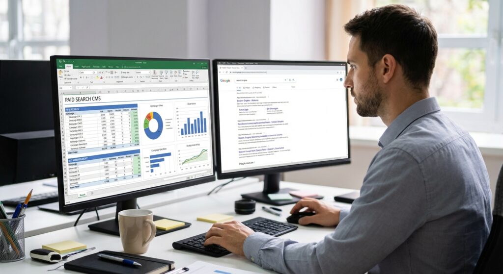 Spécialiste SEA optimisant les enchères de campagnes Search