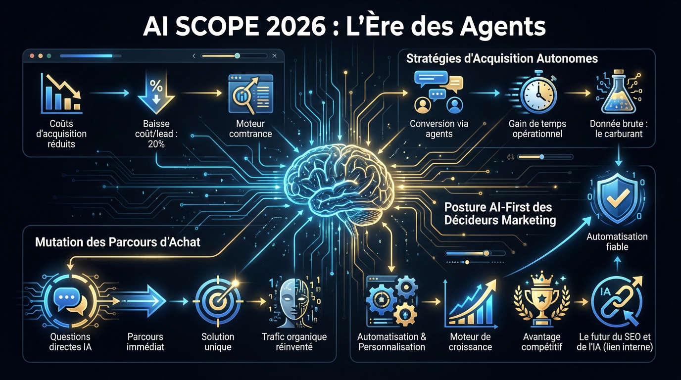 Conférence AI SCOPE 2026 sur l'intelligence artificielle et le marketing d'acquisition