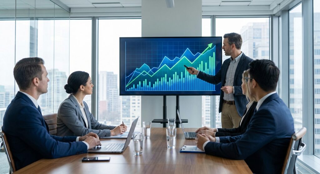 Presentation des resultats de croissance grace aux backlinks