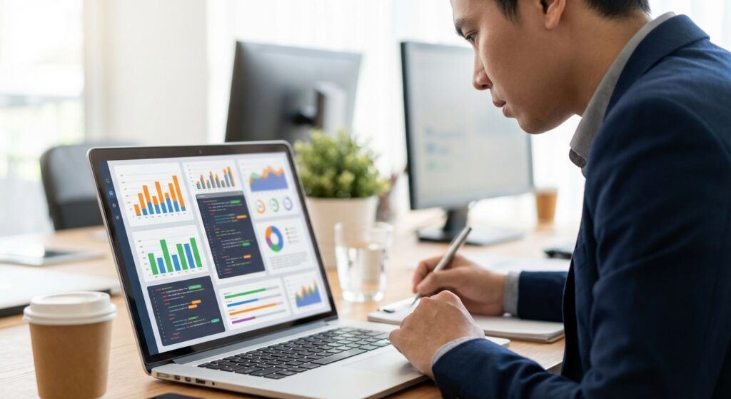 Specialiste referencement Google realisant un audit technique SEO