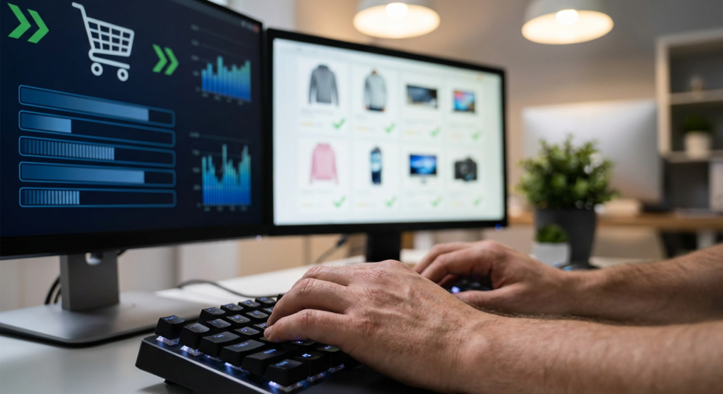 Developpeur web migrant une boutique en ligne vers une nouvelle plateforme