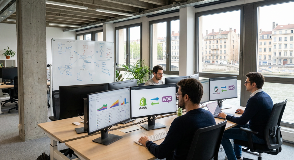 Equipe Rankit specialisee en migration e-commerce a Lyon