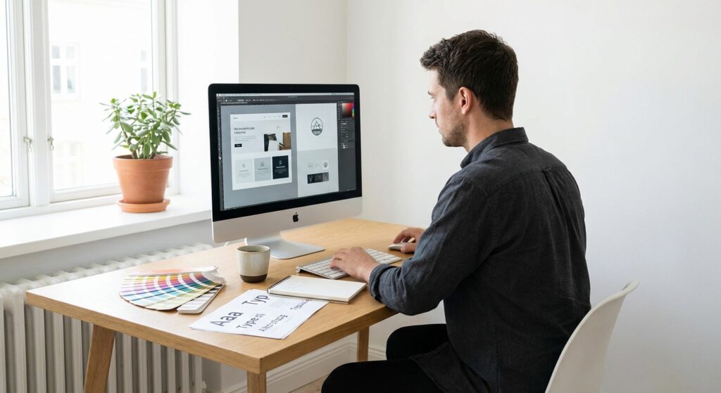 identité visuelle Rankit — designer identite visuelle nice | optimisation site WordPress sur la Métropole de Lyon