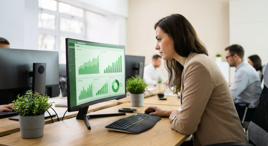 Expert SEO analysant les positions Google