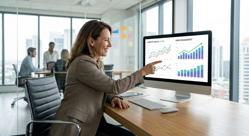 resultats seo lyon analytics croissance