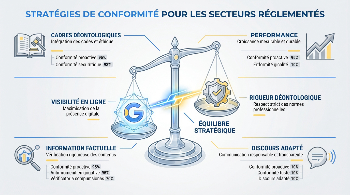 Expertise en conformité SEO pour les professions réglementées et libérales