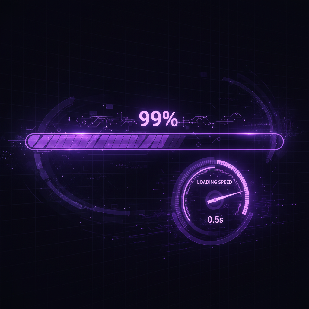 Illustration Abstract visualization of websit — référencement naturel à Lyon