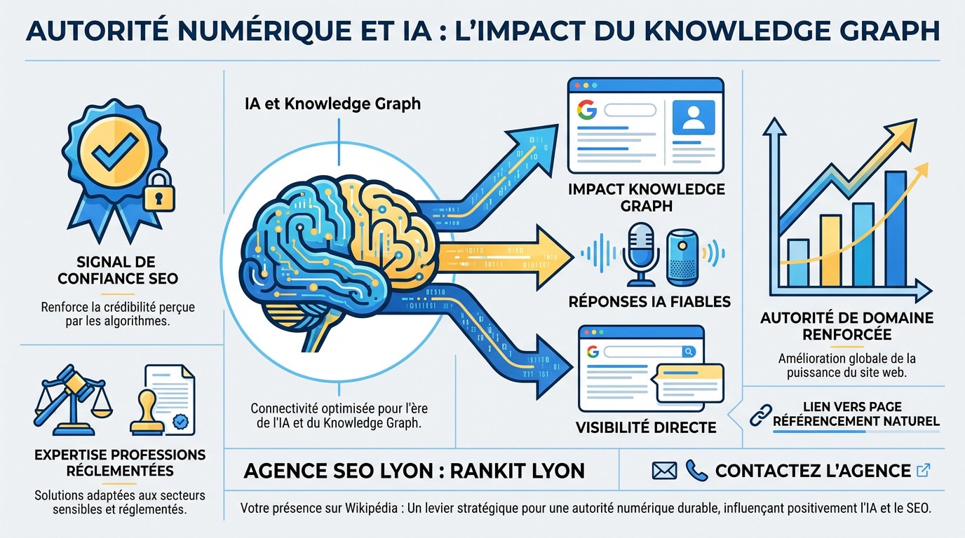 Impact de Wikipédia sur le Knowledge Graph et le SEO via l'IA