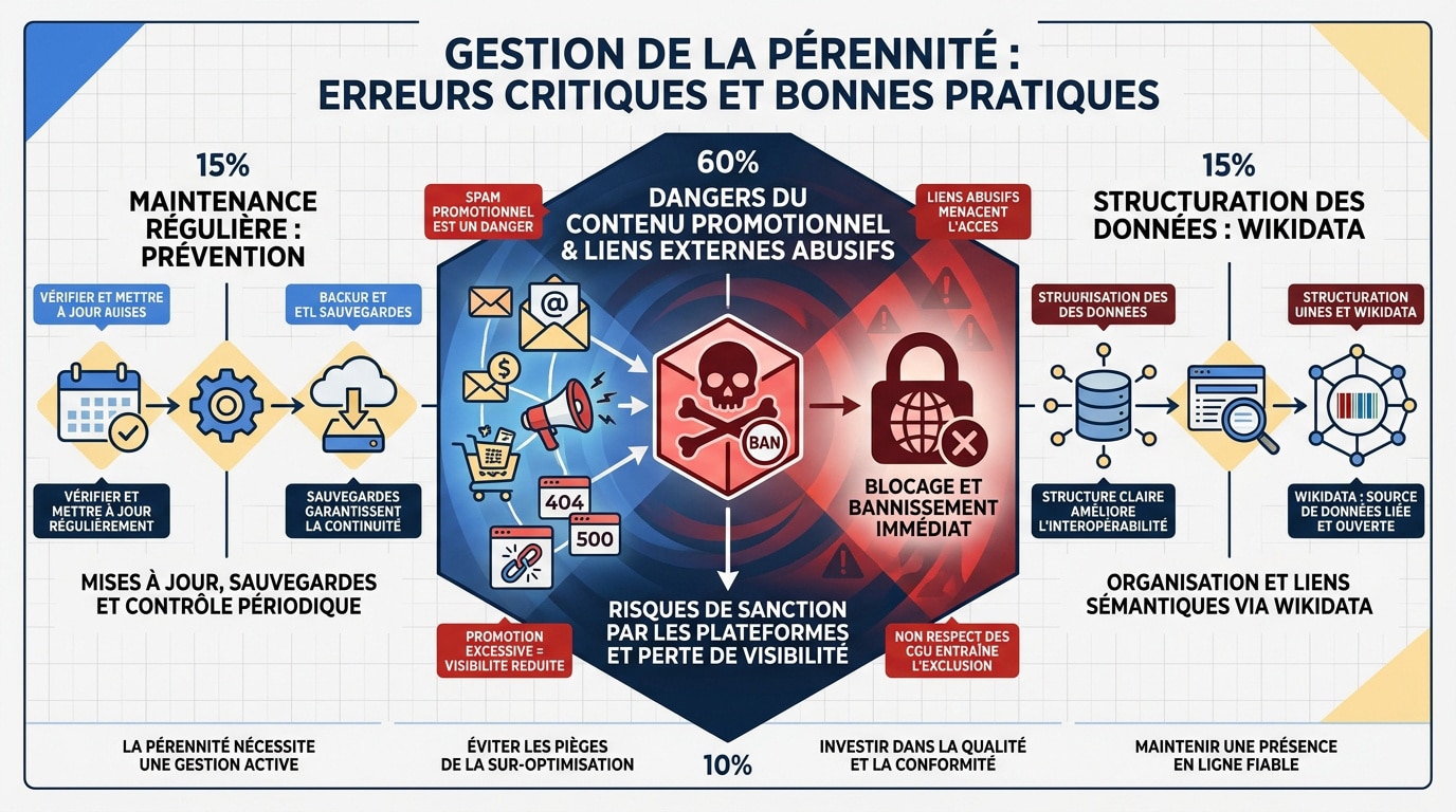 Conseils pour maintenir une page Wikipédia durable et conforme