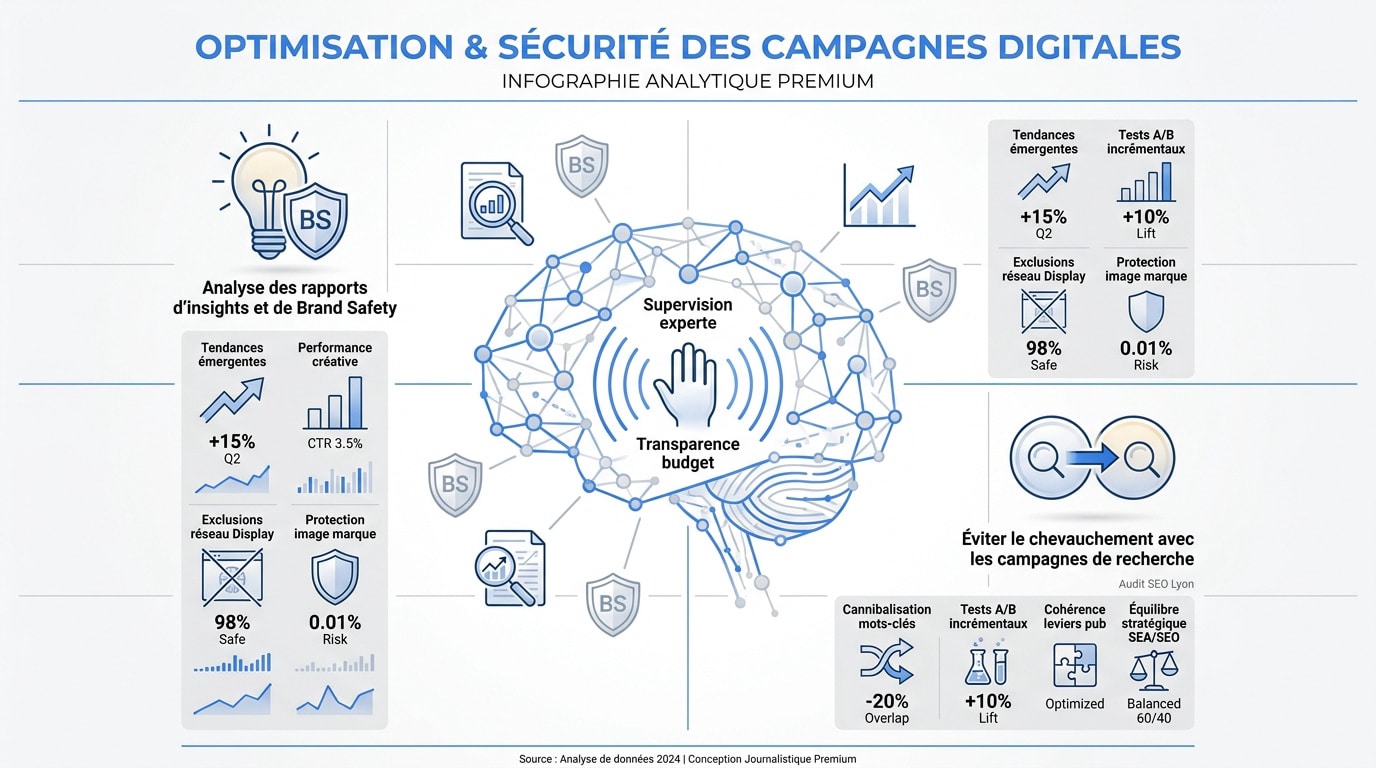 Optimisation et sécurité des campagnes publicitaires Performance Max