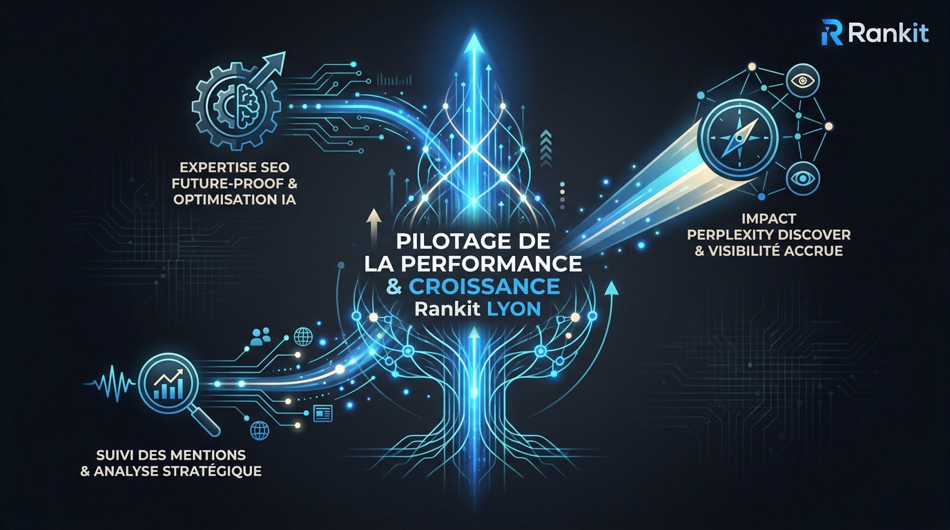 Expertise Rankit Lyon pour le pilotage de la performance SEO et GEO